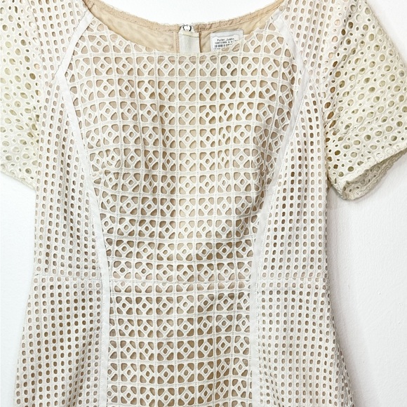 HD in Paris Anthropologie Georgia Eyelet Dress Sz 2 - Picture 5 of 10